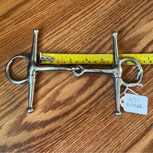 used 4.5” English pony full cheek snaffle bit
